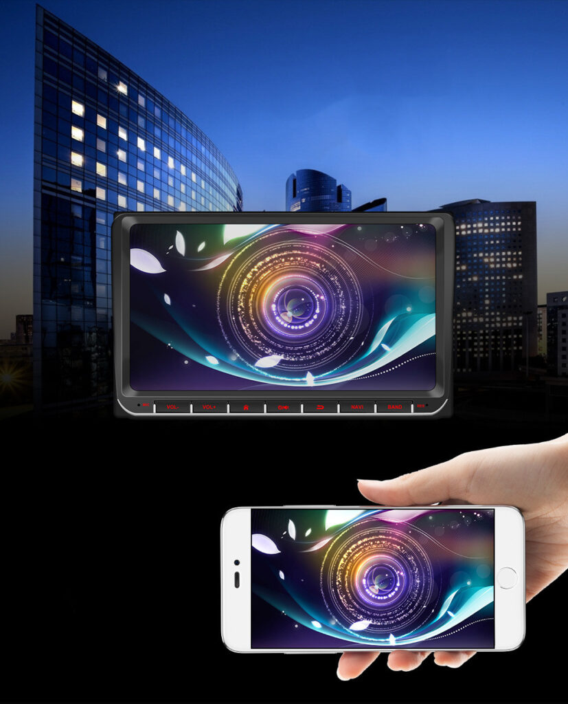 Car White Variable Case MP5 Android GPS Navigation Player