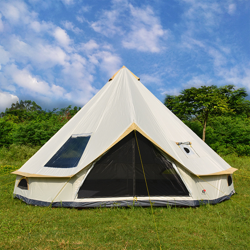 Yurt Tent Outdoor Camping Pyramid Chimney Sunscreen - Image 1