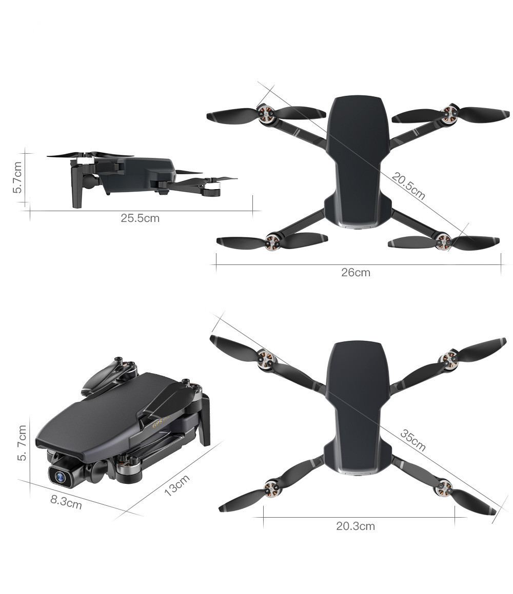 Folding Four-axis 4K High-definition Aerial Drone Remote Control - Image 2