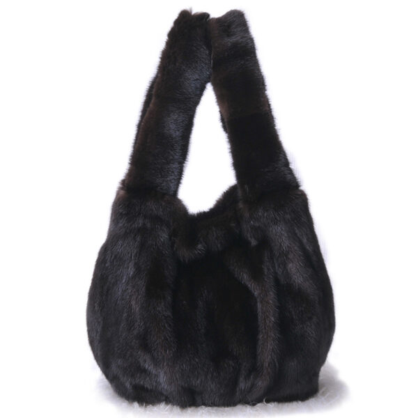 Whole Skin Mink Fur Wrap Soft Surface - Image 13