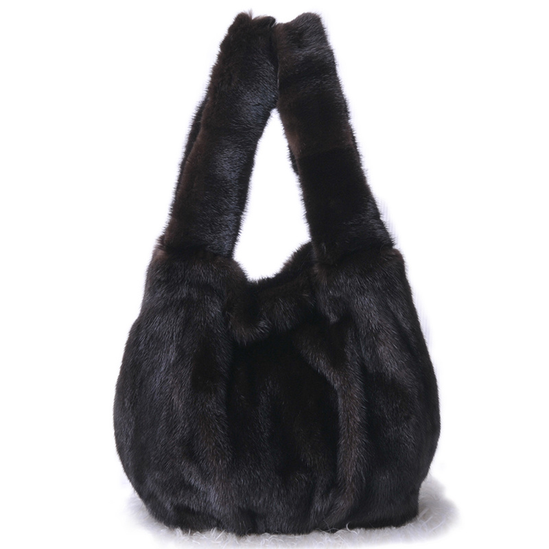 Whole Skin Mink Fur Wrap Soft Surface - Image 2