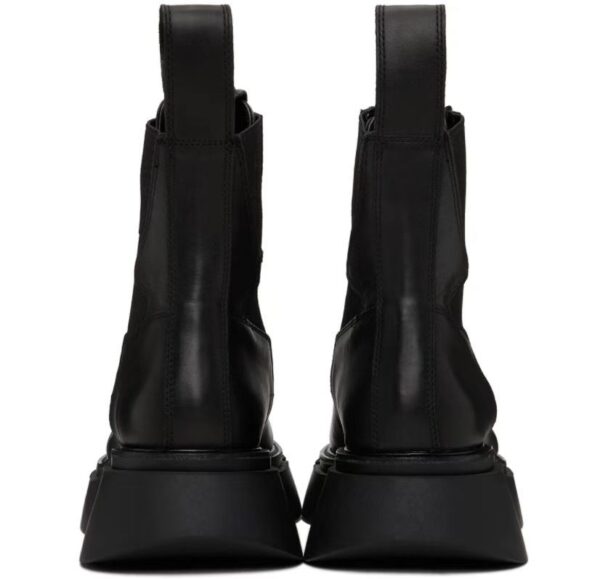 Mens Versatile Leather Thick Bottom Short Martin Boots - Image 5