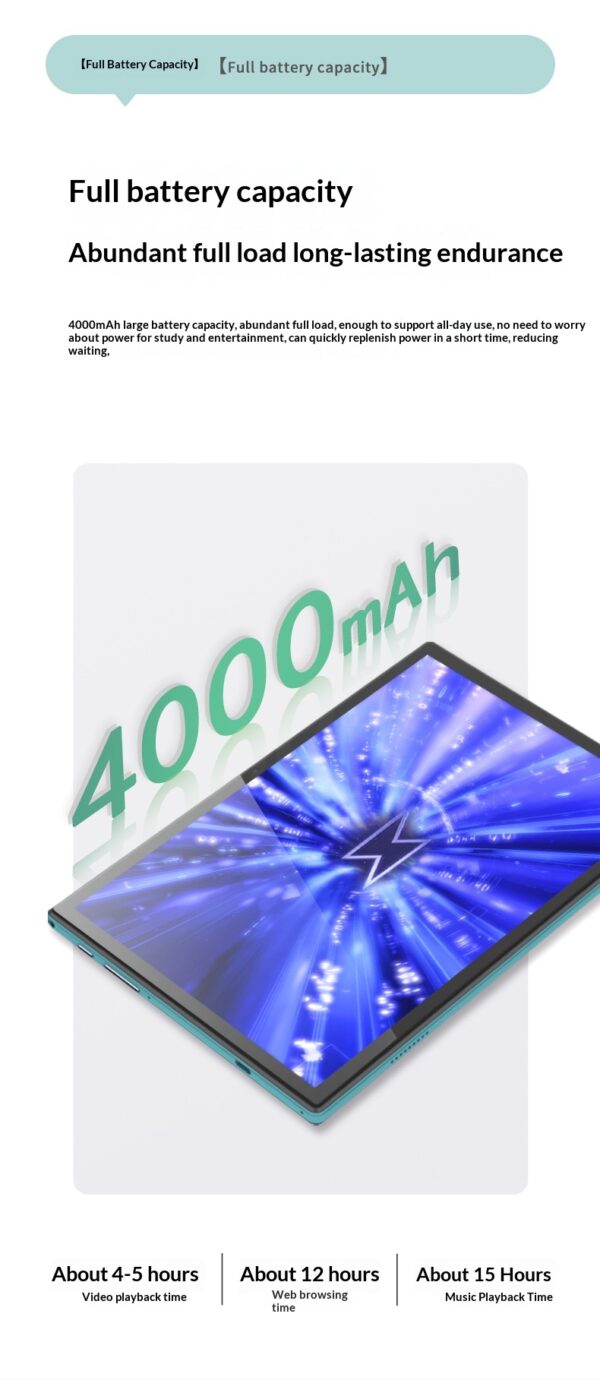 101-inch Tablet With A High-definition Large Screen For Gaming And Entertainment - Image 13