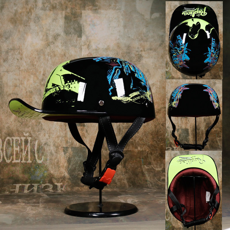 Motor Car Half Helmet Scooter Scoop Helmet  Helmet - Image 21