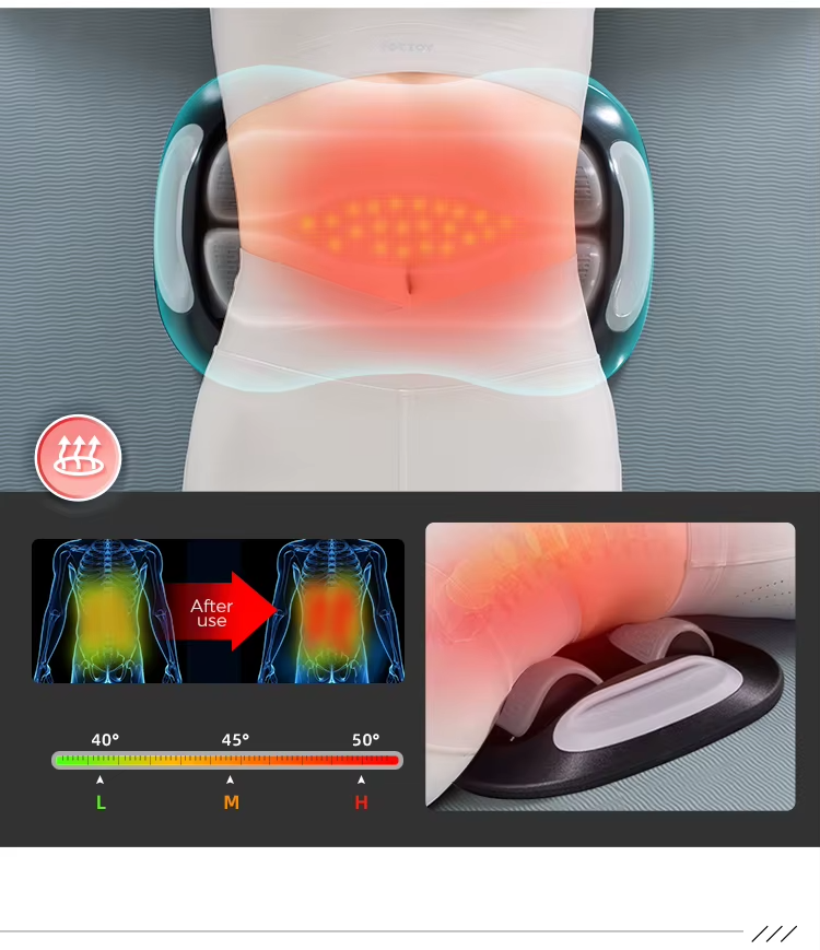 Constant Temperature Heat Therapy Multi-Frequency Vibration Stretch Simple Operation Electric Lumbar Traction Device - Image 10