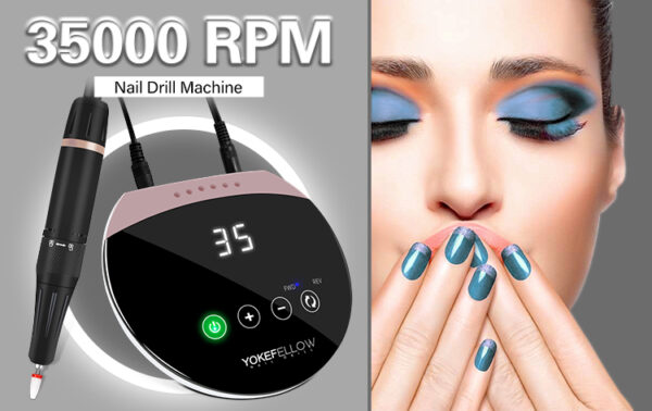 New Upgrade 35000RPM Electric Nail Drill Machine For Acrylic - Image 17