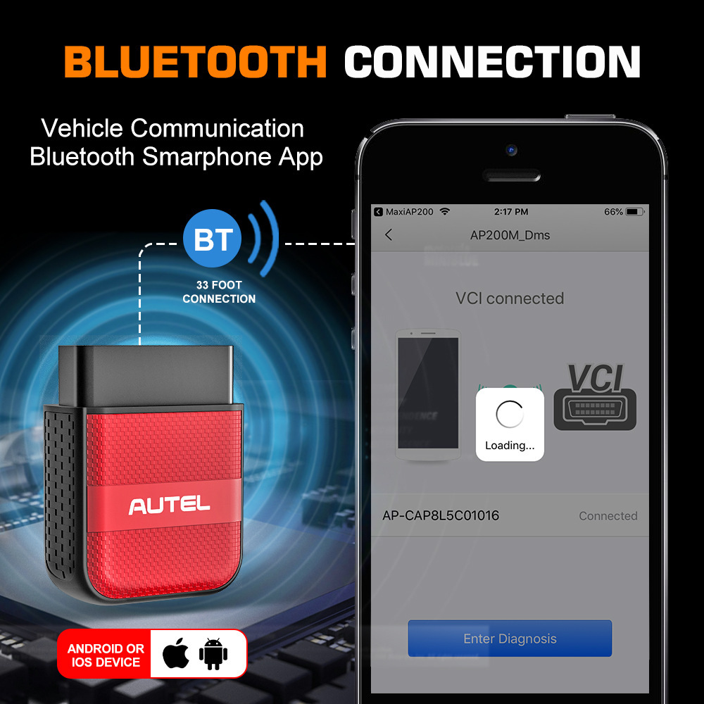 Daotong AP200H Car Diagnostic Scanner Scanner Code Reader OBD2 Car Fault Detector - Image 6