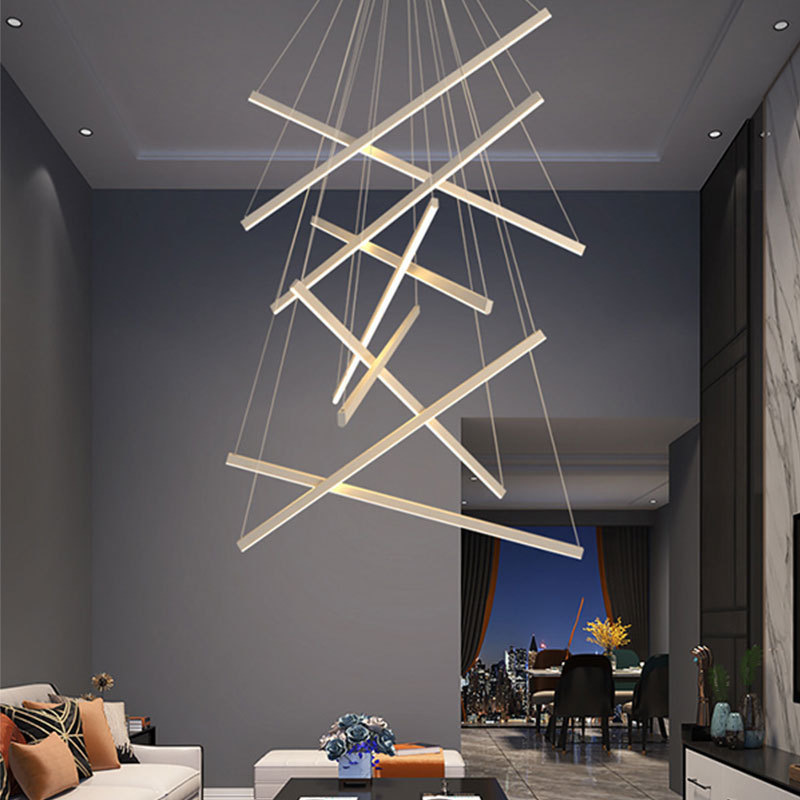 Modern Simple Atmosphere Light Luxury Small Apartment Pick High School Empty Lamps Chandelier - Image 1