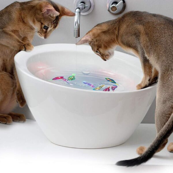 Cat Interactive Electric Fish Water Toy For Indoor Play Swimming Robot Fish Toys For Cat Dog Pet Baby Swimmer Bath Robofish Toys - Image 9