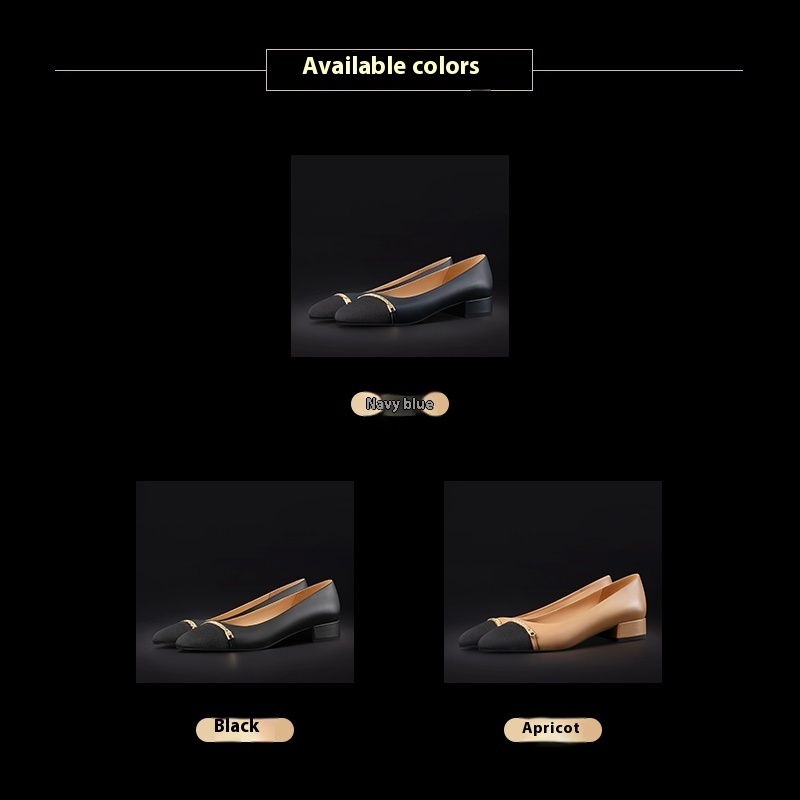 Plus Size Spring And Autumn Leather Soft Bottom Women's Shoes