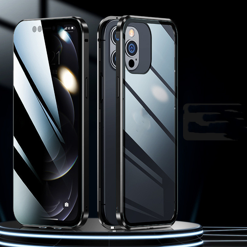 Stylish Double Sided Snap Lock Privacy Phone Case - Image 6
