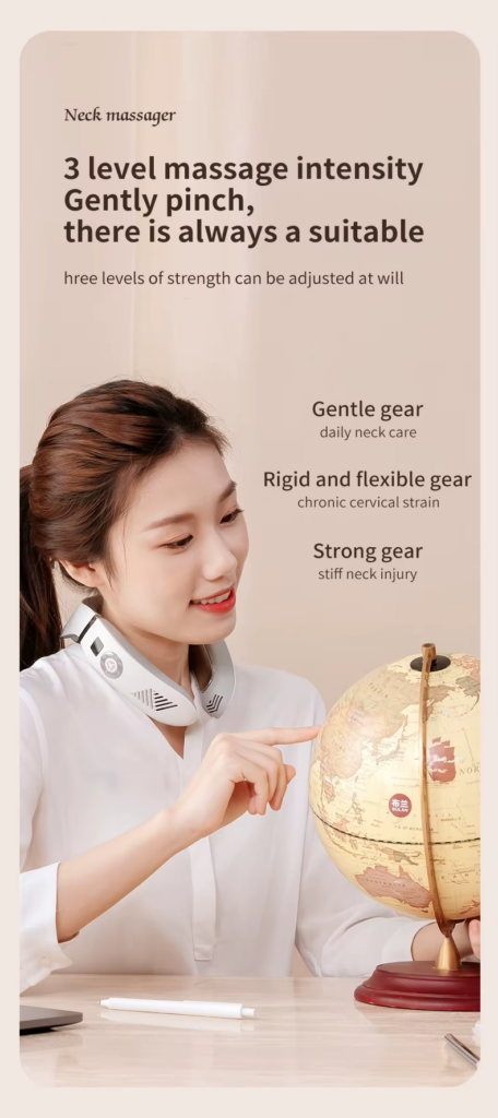 Wholesale Customized Wireless Personal Portable Neck Wearable Massagers Cold And Warm Hanging Neck Massager