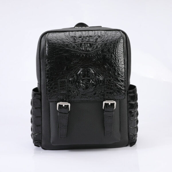 Crocodile Bone Leather Fabric Leisure Men's Real-leather Bag - Image 9