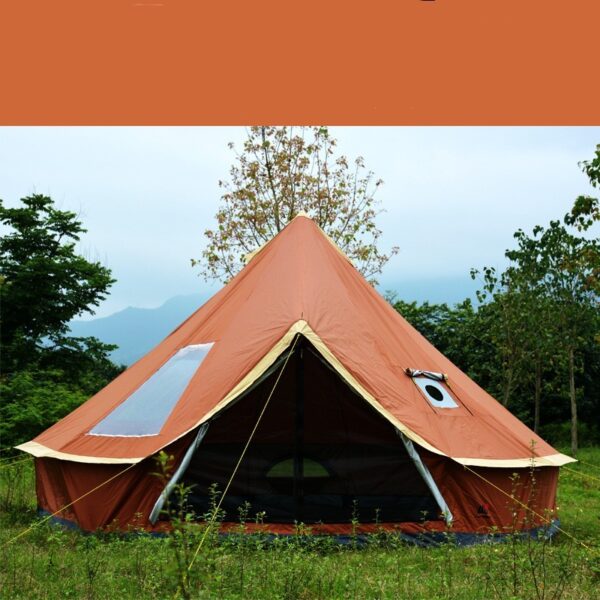 Yurt Tent Outdoor Camping Pyramid Chimney Sunscreen - Image 10