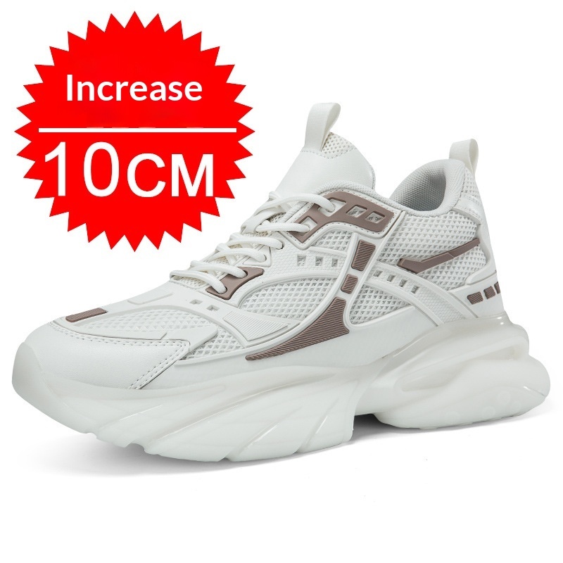 Autumn Winter Mesh Breathable Invisible Height-Boosting Casual Sneakers - Image 13