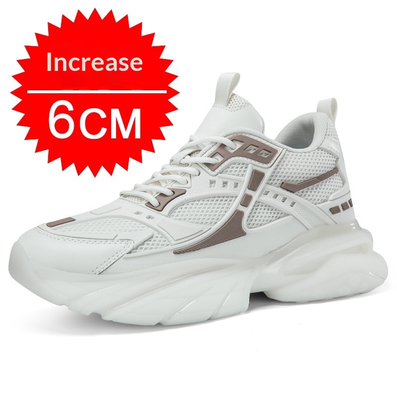 Autumn Winter Mesh Breathable Invisible Height-Boosting Casual Sneakers - Image 28
