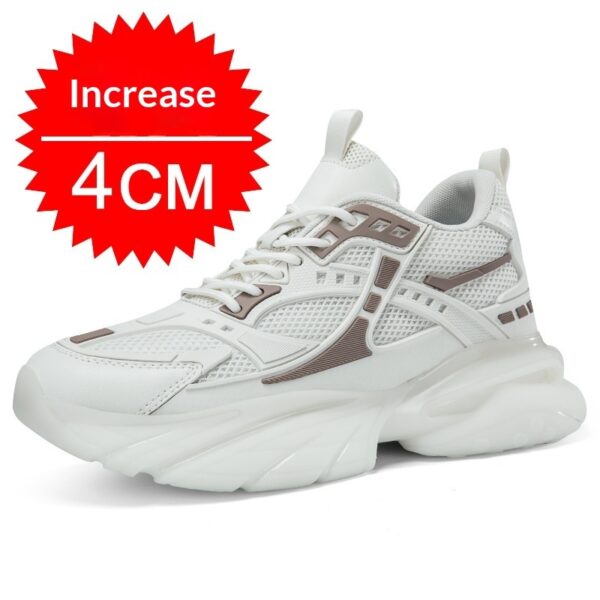 Autumn Winter Mesh Breathable Invisible Height-Boosting Casual Sneakers - Image 23