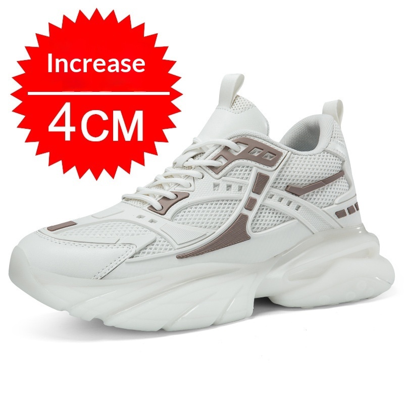Autumn Winter Mesh Breathable Invisible Height-Boosting Casual Sneakers - Image 23