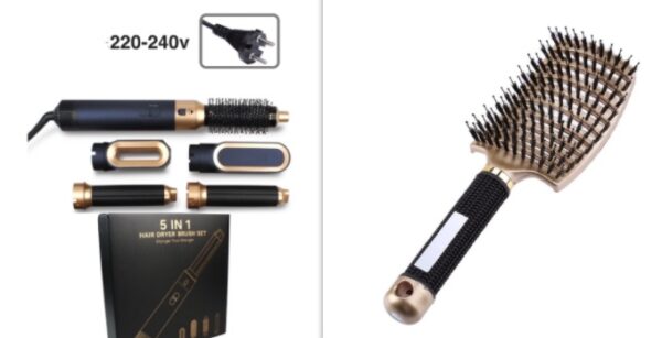 New Hair Dryer Multi Hair Styler 5 In1 Curling Iron Hair - Image 12