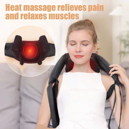 Neck And Shoulder Massager For The Cervical Spine