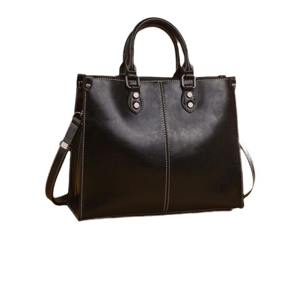 Women's Genuine Leather Crossbody Handbag - Image 5