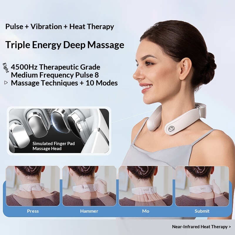 SKG Cervical Massager A Practical Birthday Gift For GirlsMid-Frequency Pulse Lumbar Massager