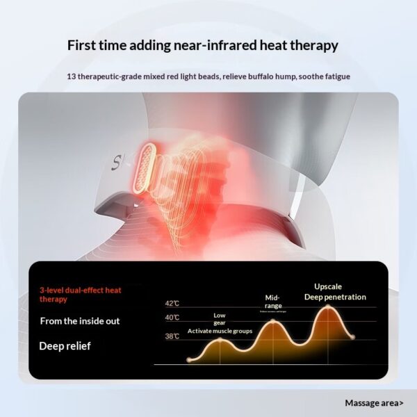 SKG Cervical Massager A Practical Birthday Gift For GirlsMid-Frequency Pulse Lumbar Massager - Image 6