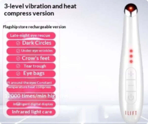 Eye Massager With Heat Therapy For Eye Bags And Dark Circles - Image 6
