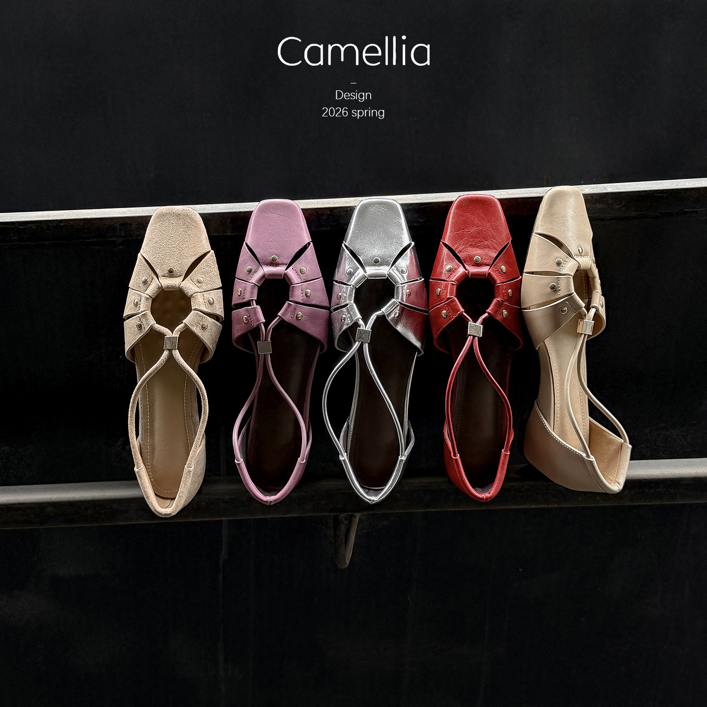 Handcrafted Full-Grain Leather Cage Sandals, Women's Vintage Woven Square Toe T-Strap Flats - Image 6