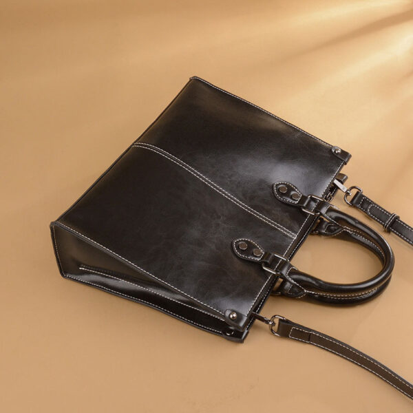 Women's Genuine Leather Crossbody Handbag - Image 2