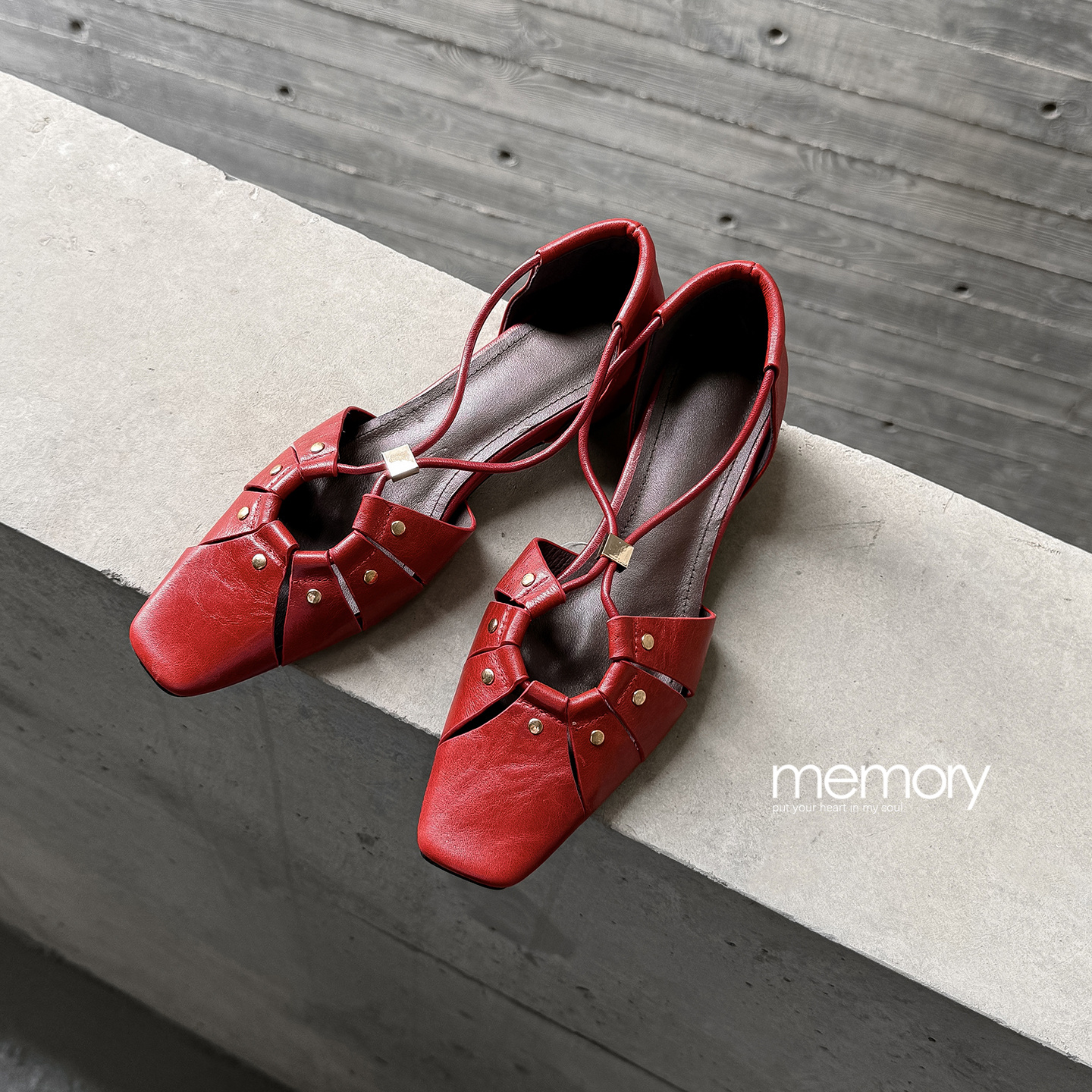 Handcrafted Full-Grain Leather Cage Sandals, Women's Vintage Woven Square Toe T-Strap Flats - Image 8