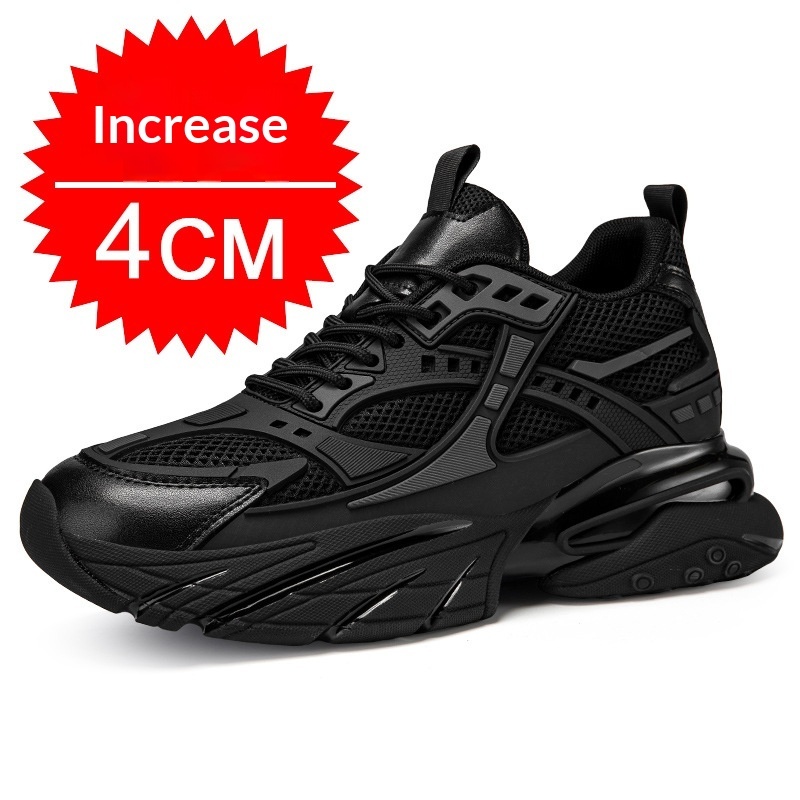 Autumn Winter Mesh Breathable Invisible Height-Boosting Casual Sneakers - Image 66