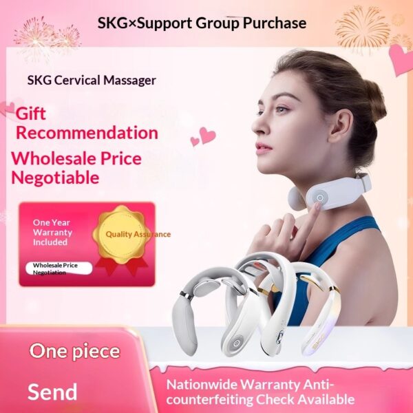SKG Cervical Massager A Practical Birthday Gift For GirlsMid-Frequency Pulse Lumbar Massager - Image 4