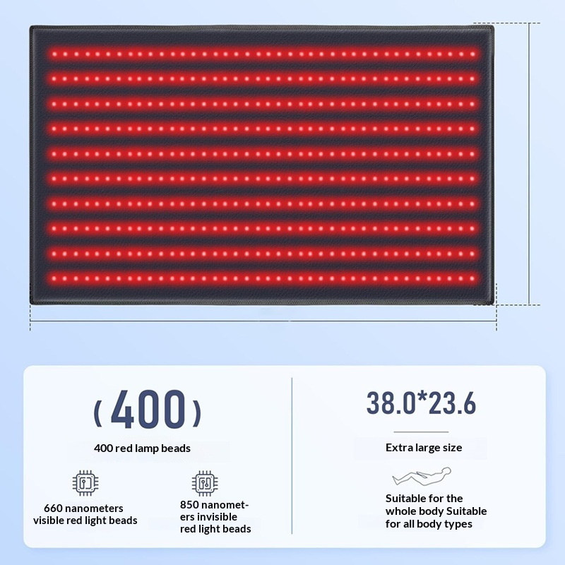 New Dual-Wave 400-Bead Infrared Therapy Mat